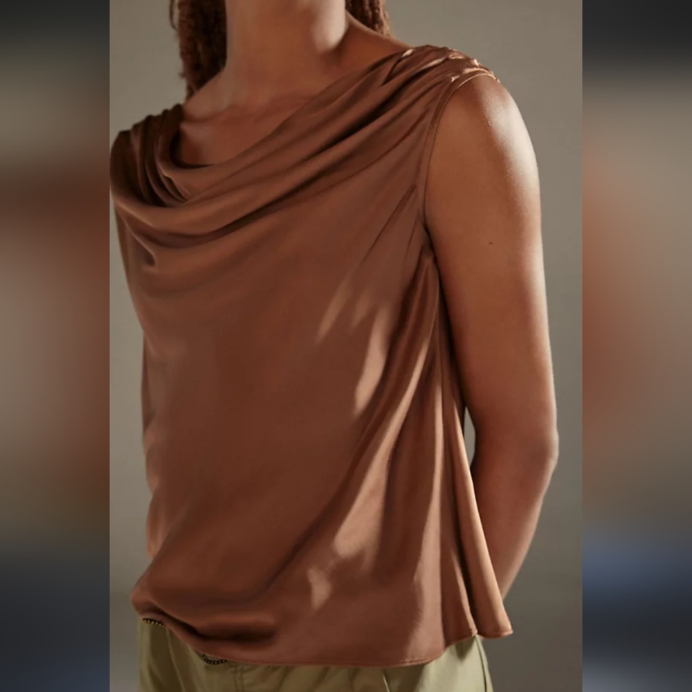 Draped Cowl Neck Women's Anthropologie Top